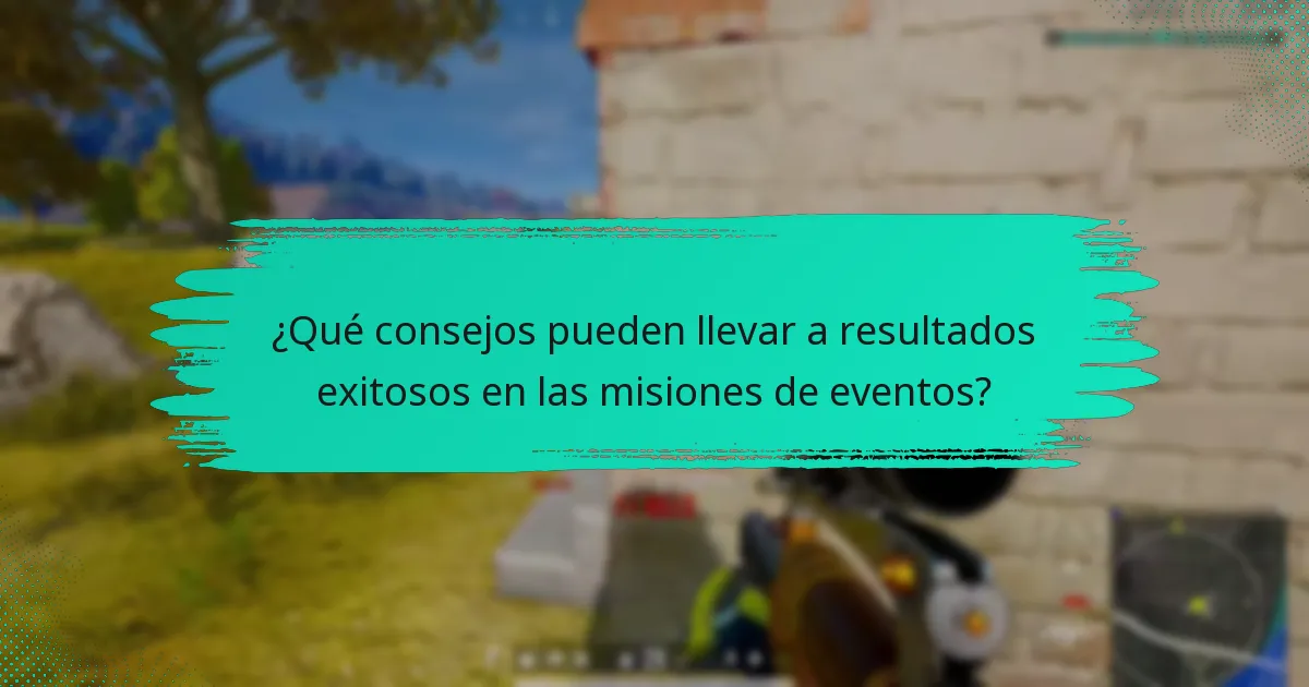¿Qué herramientas pueden ayudar en la planificación y ejecución de misiones de eventos?